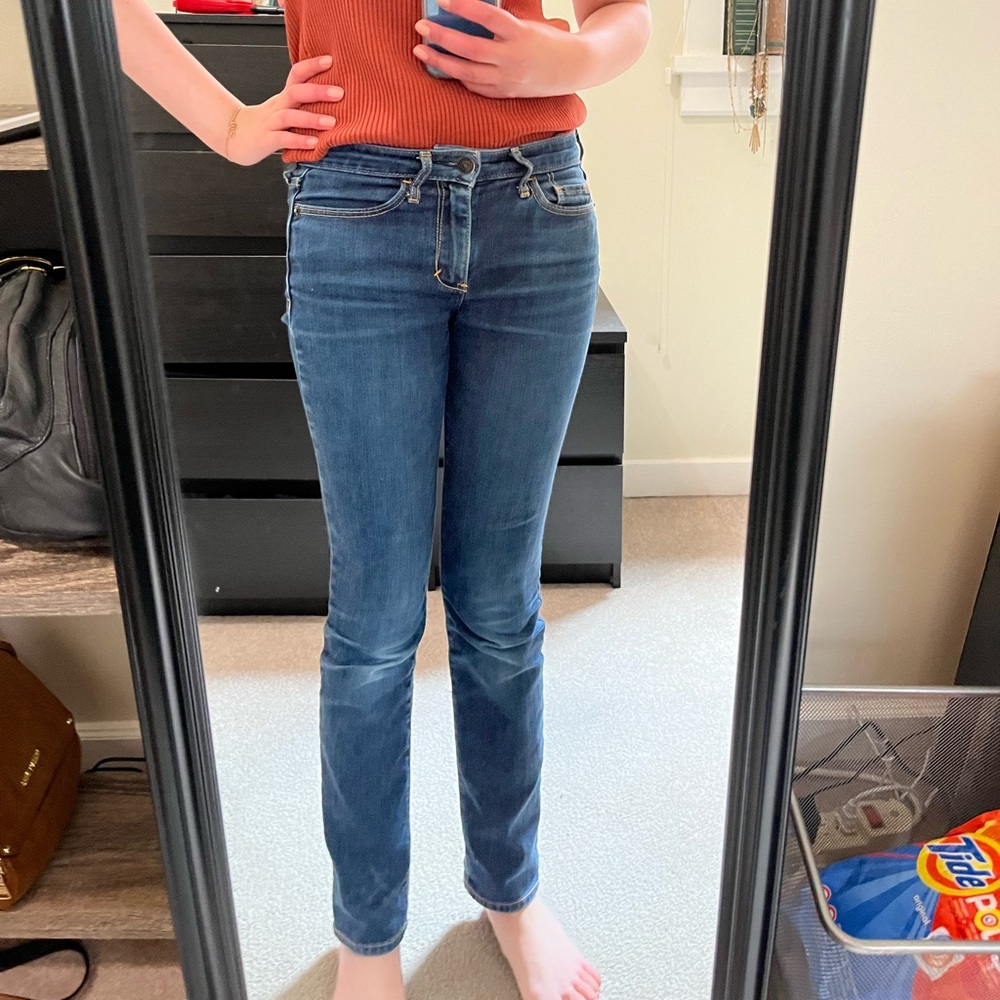 Abercrombie Straight Leg Blue Jeans size 00S